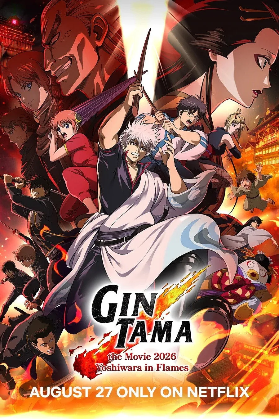 Gintama The Movie 2026: Yoshiwara Trong Biển Lửa Gintama The Movie 2026: Yoshiwara Trong Biển Lửa